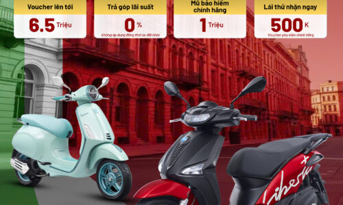Piaggio & vespa chương trình ưu đãi tháng 12-2025
